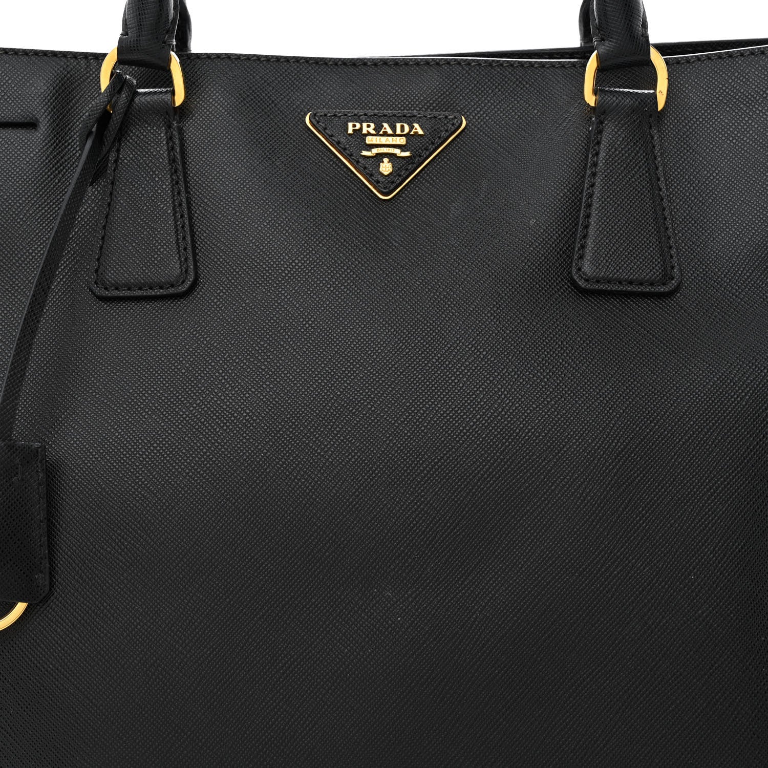 Prada Saffiano Lux Large Tote Black 10 of 14
