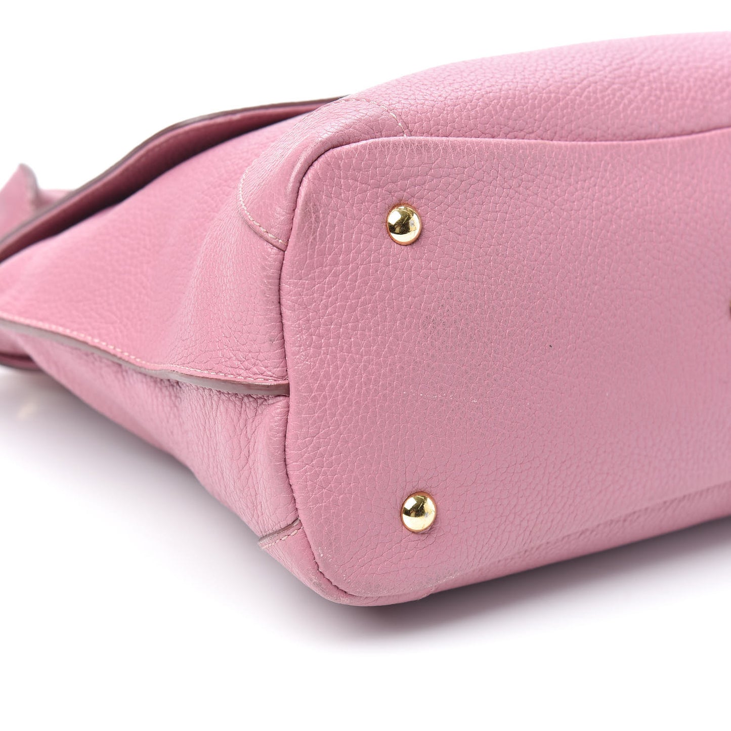 Calfskin Studded Crossbody Pink