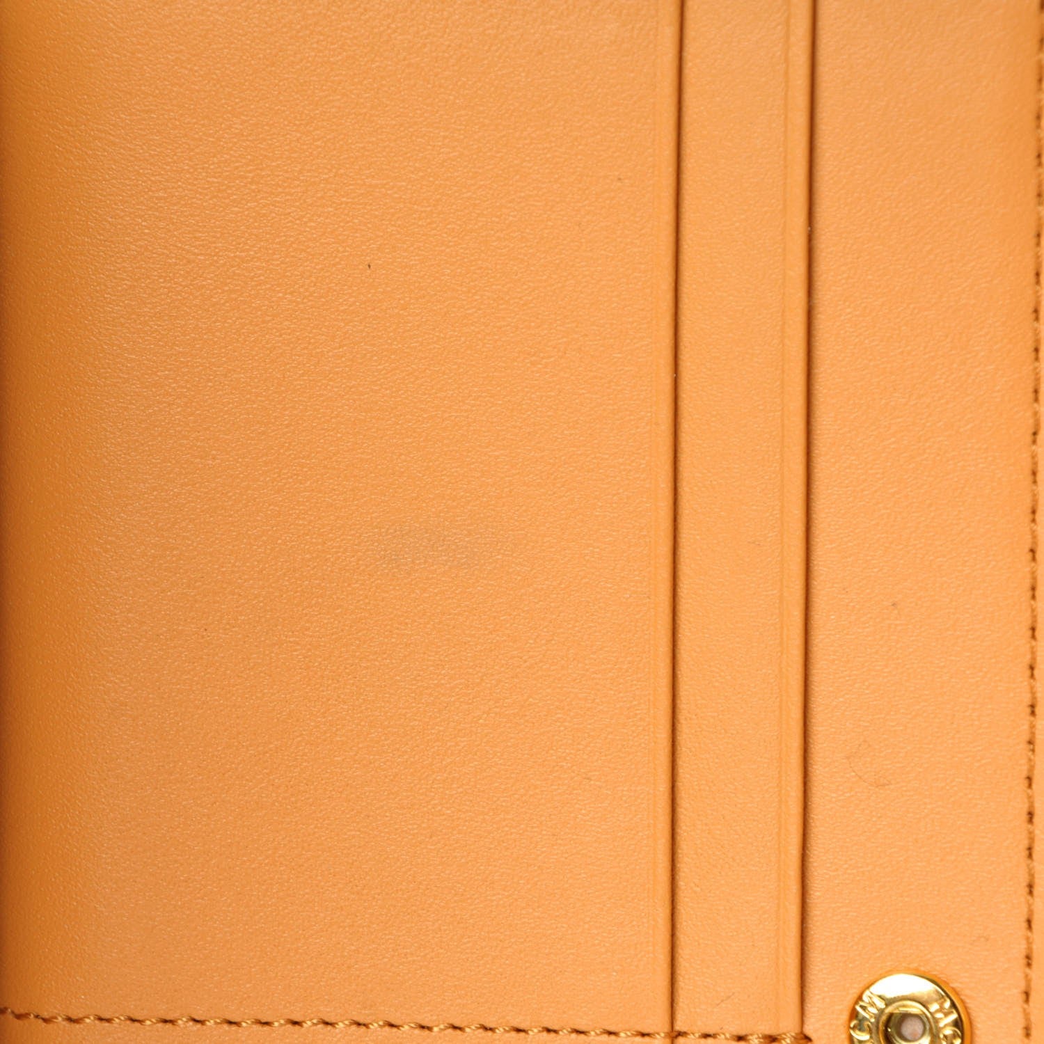 MCM Visetos Heritage Large Trifold Flap Wallet Cognac 11 of 11