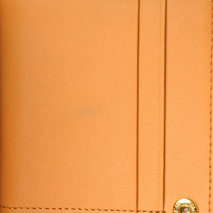 MCM Visetos Heritage Large Trifold Flap Wallet Cognac 11 of 11