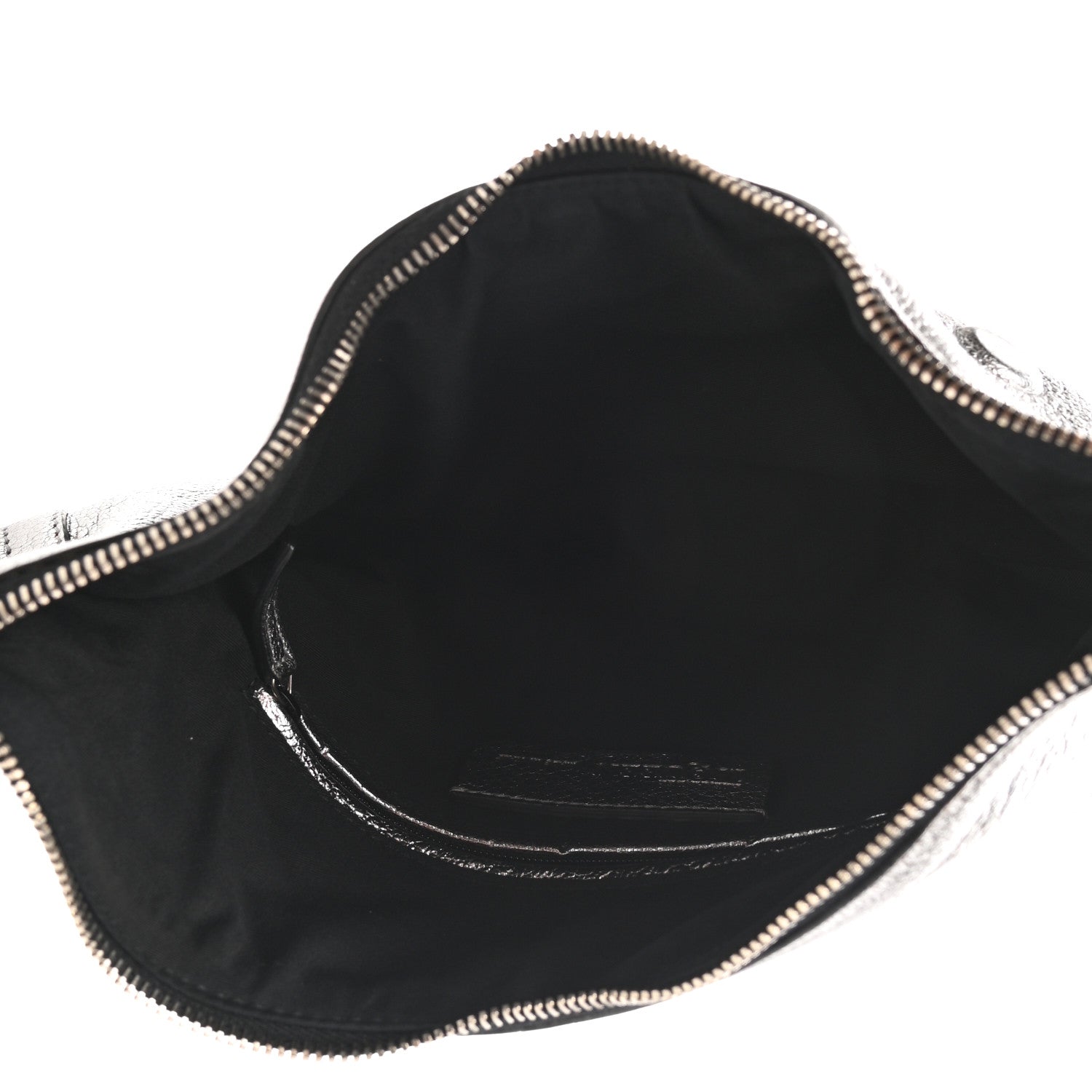 Alexander McQueen Metallic Lambskin De Manta Clutch Silver 5 of 11