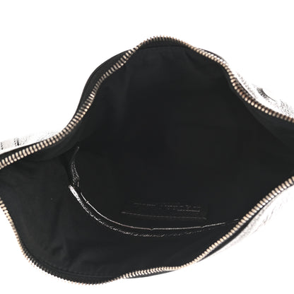 Alexander McQueen Metallic Lambskin De Manta Clutch Silver 5 of 11