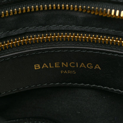 Balenciaga Chevre Gold Metallic Edge Hardware S City Black 7 of 11