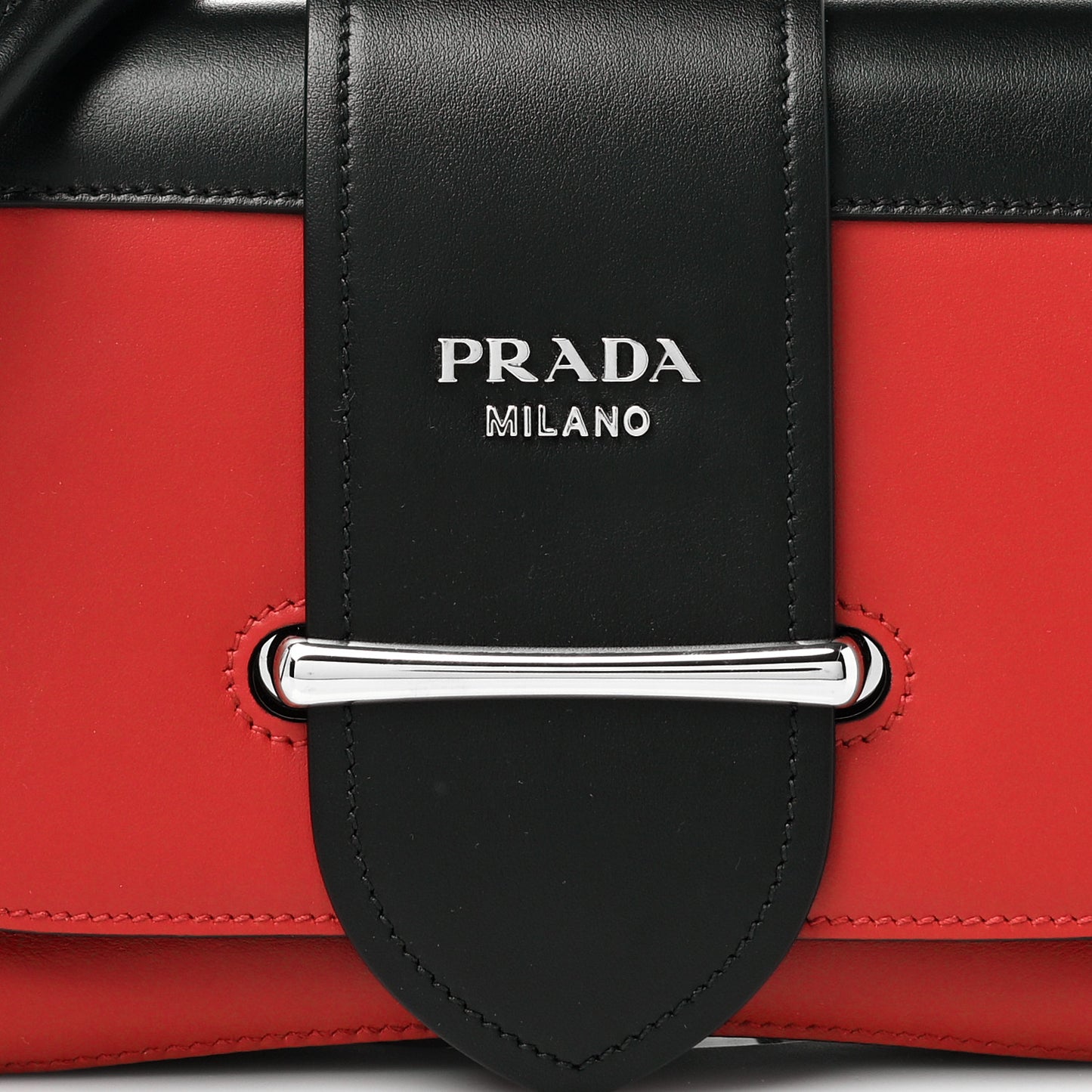 City Calfskin Sidonie Shoulder Bag Rosso Black