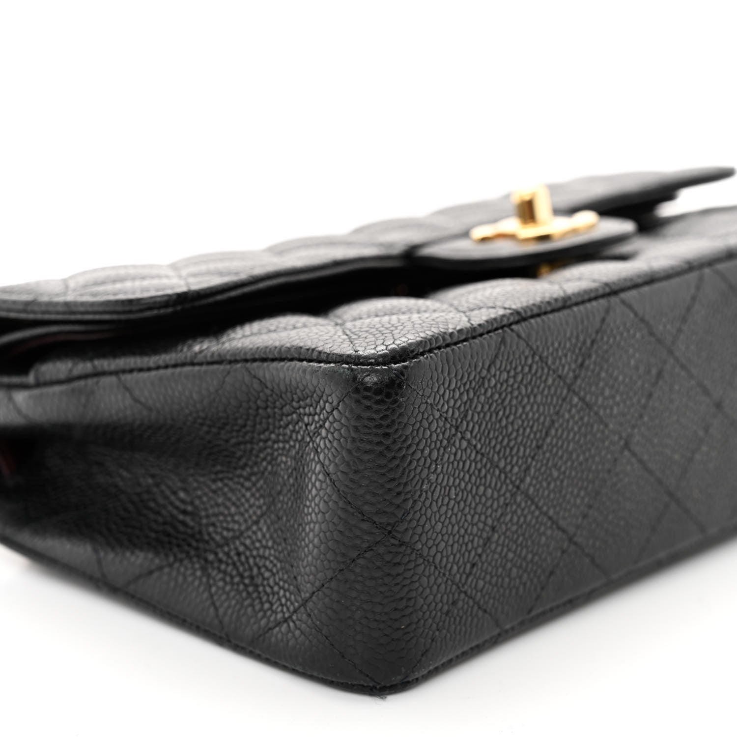 Chanel Caviar Quilted Small Double Flap Black 9 of 12