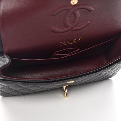 Chanel Caviar Quilted Medium Double Flap Black 6 of 9
