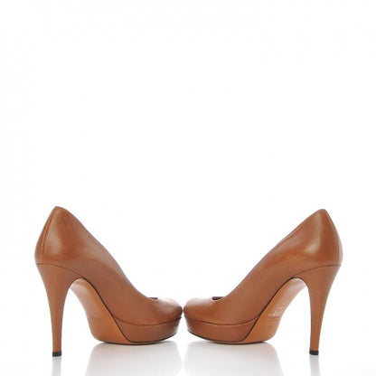 Gucci Nappa Betty Platform High Heel Pumps 36 Brown 5 of 11