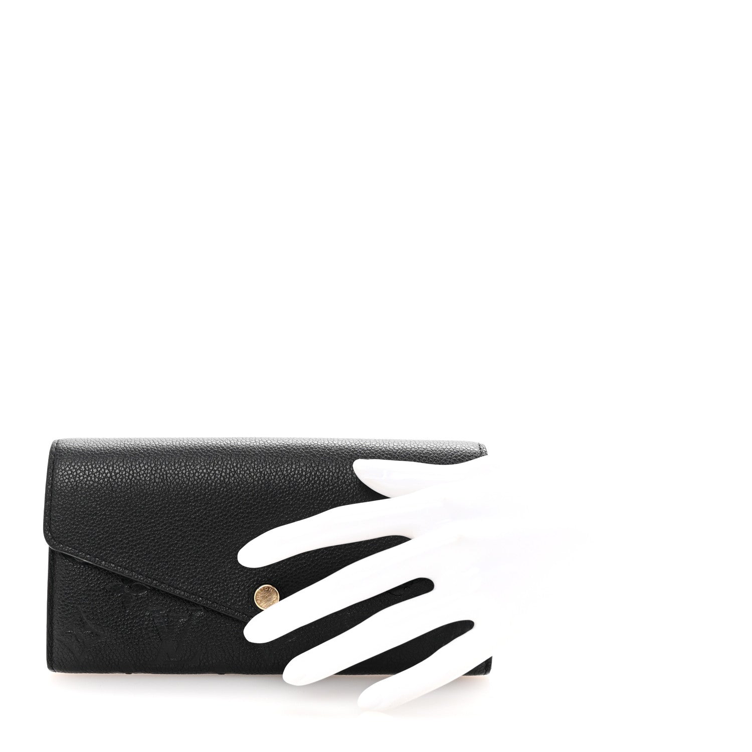Louis Vuitton Empreinte Sarah Wallet NM Black 2 of 7