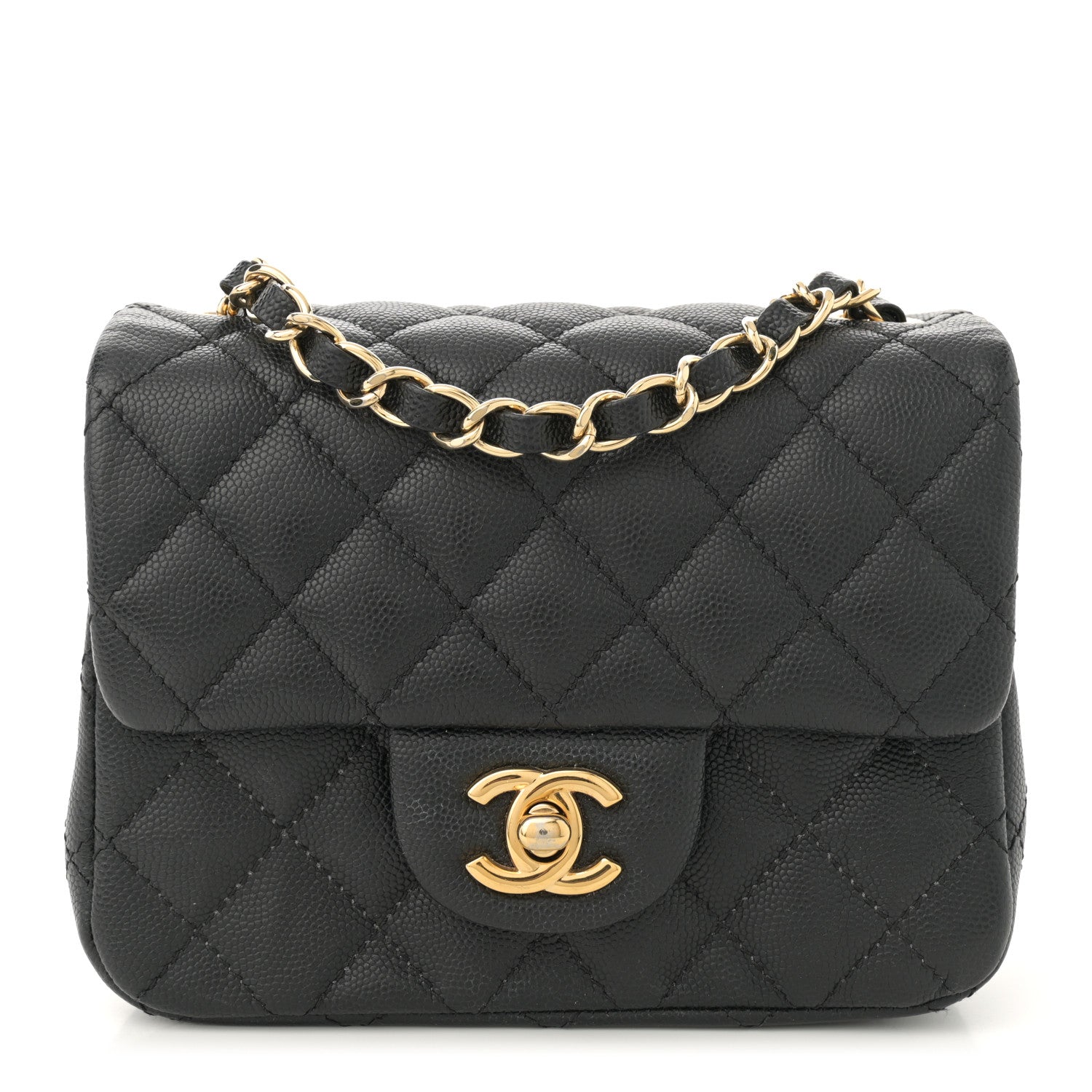 Chanel Caviar Quilted Mini Square Flap Black 1 of 10