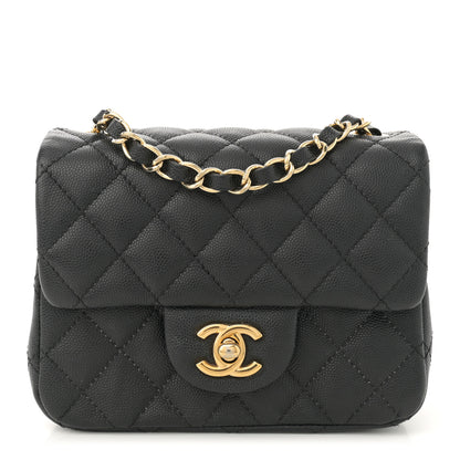 Chanel Caviar Quilted Mini Square Flap Black 1 of 10