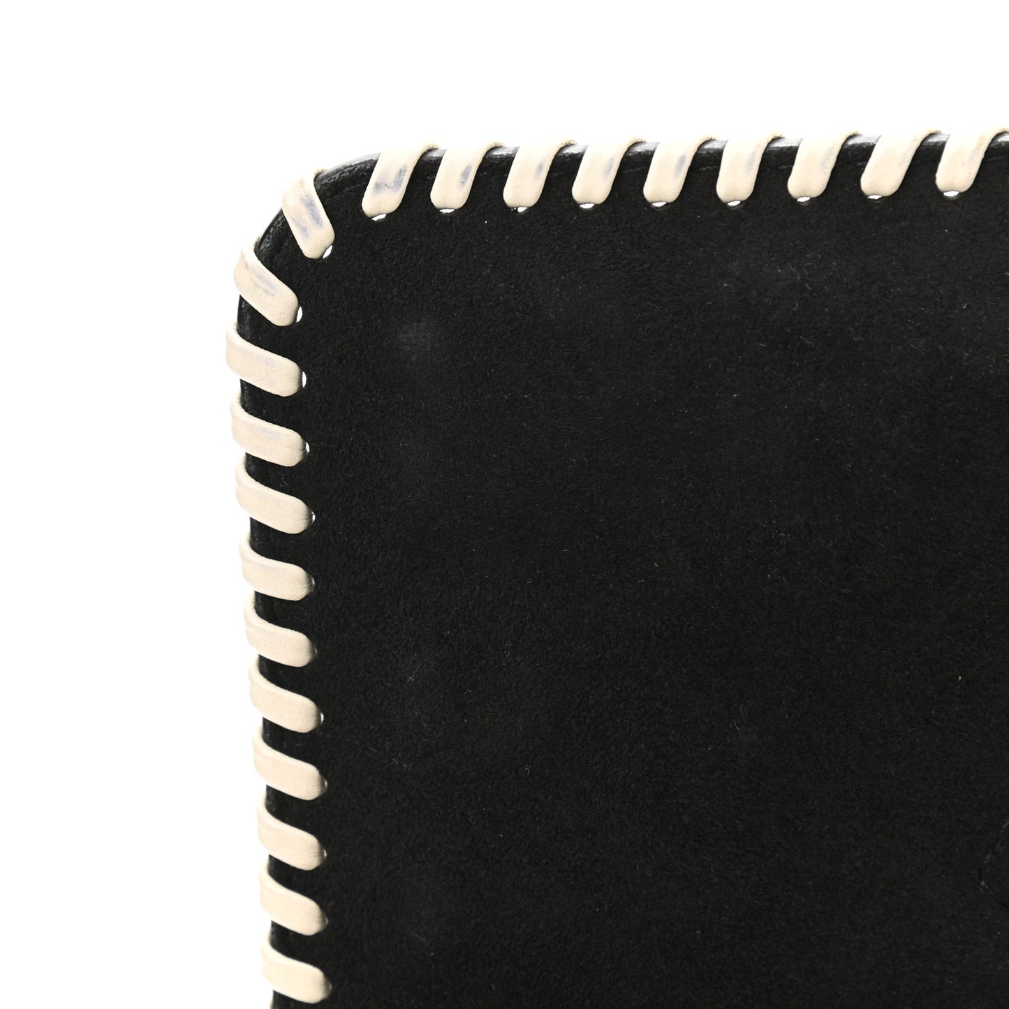 Epi Embroidered Twist Shoulder Bag MM Black