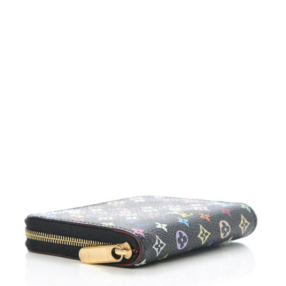 Louis Vuitton Monogram Multicolor Zippy Coin Purse Black Grenade 4 of 7