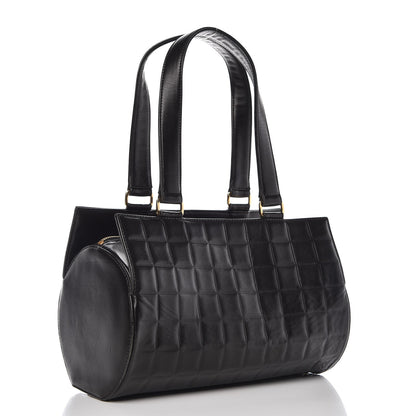 Chanel Lambskin Chocolate Bar Quilted Bag Black 3 of 13