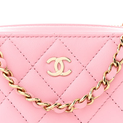 Chanel Lambskin Quilted Camera Bag Pink 9 of 12
