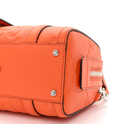 Gucci Piuma Calfskin Jumbo GG Embossed Mini Duffle Bag Good Orange 10 of 10