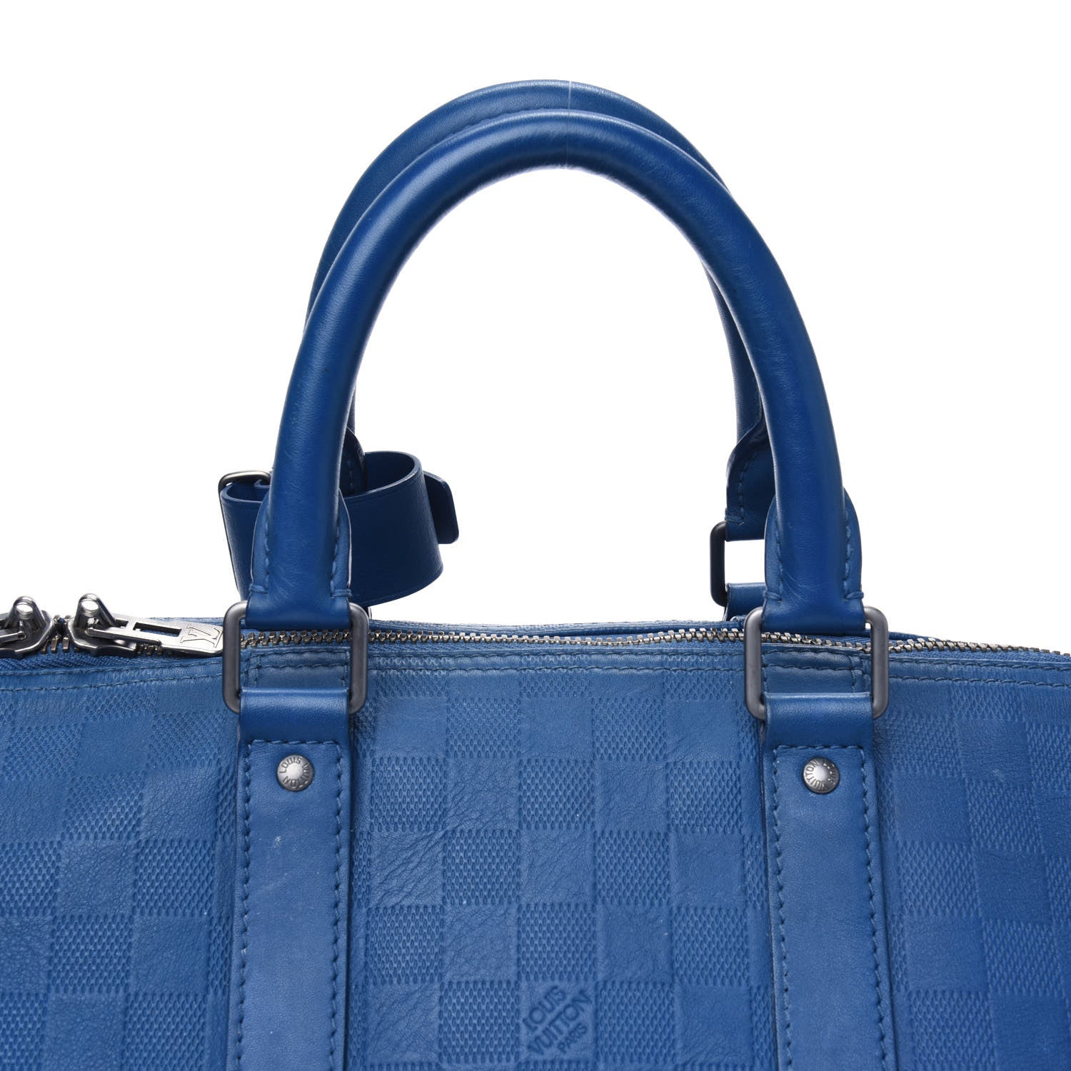 Louis Vuitton Damier Infini Keepall Bandouliere 45 Neptune 24 of 33
