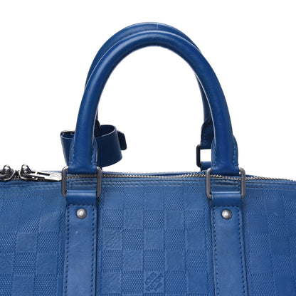 Louis Vuitton Damier Infini Keepall Bandouliere 45 Neptune 24 of 33