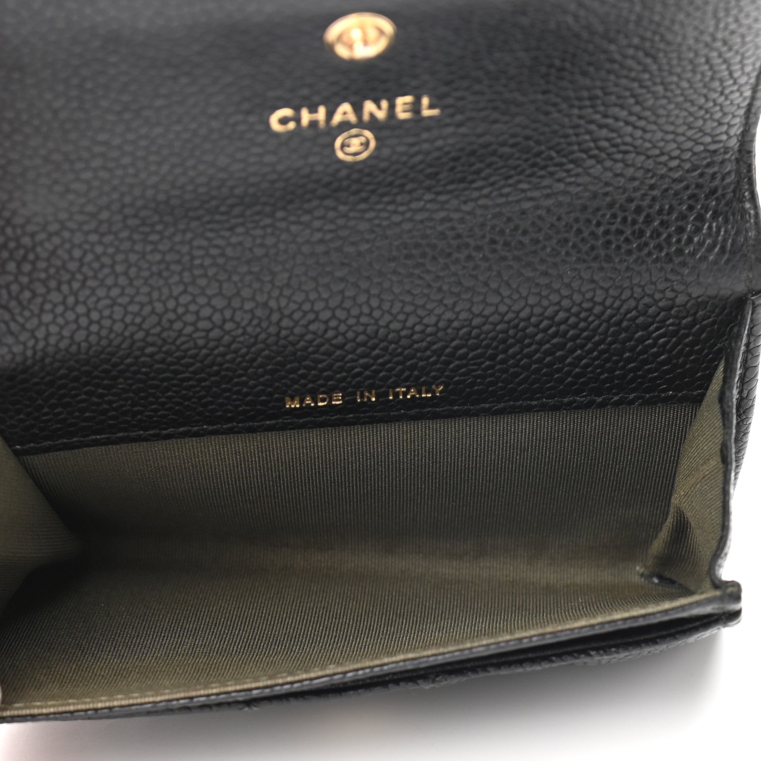 Chanel Caviar Quilted Boy Flap Card Holder Black 5 of 9