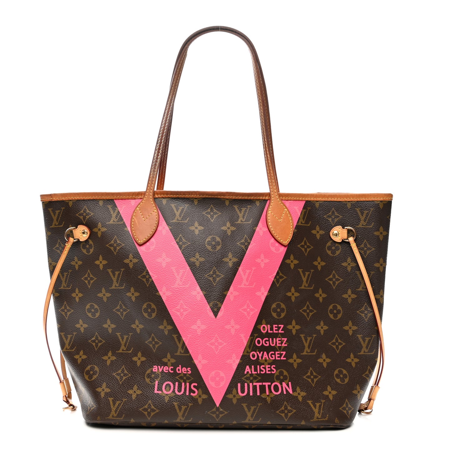 Monogram V Neverfull MM Grenade