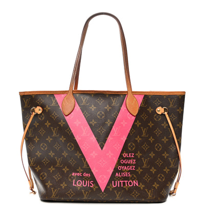 Louis Vuitton Monogram V Neverfull MM Grenade 1 of 14