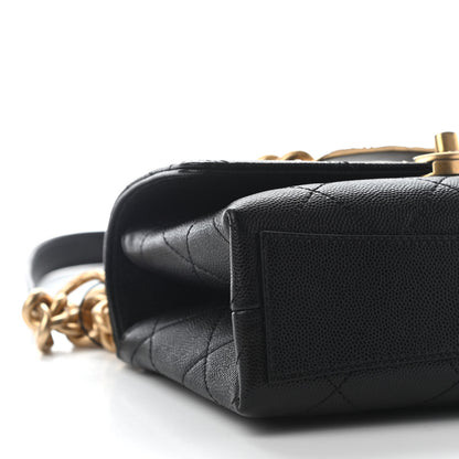 Chanel Caviar Quilted Mini Bracelet On Chain Flap Black 8 of 9