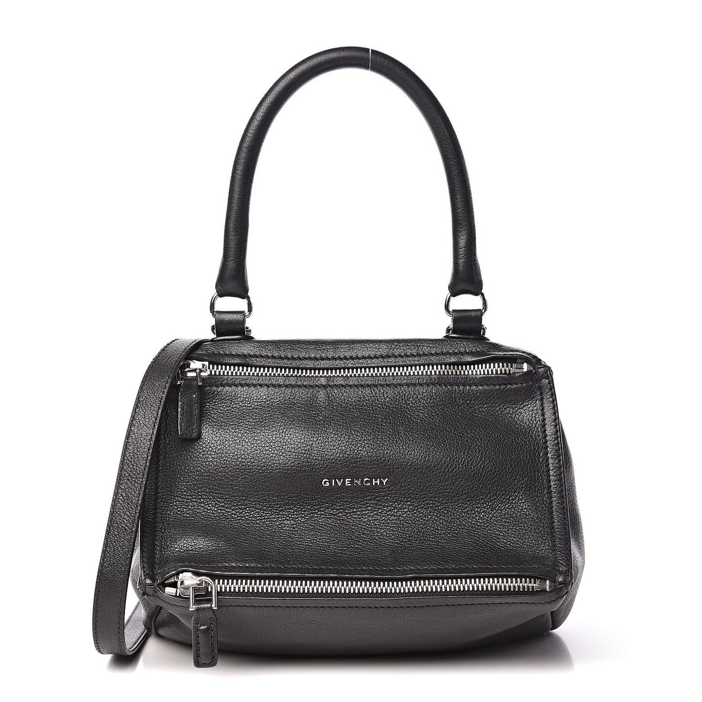 Sugar Goatskin Small Pandora Black