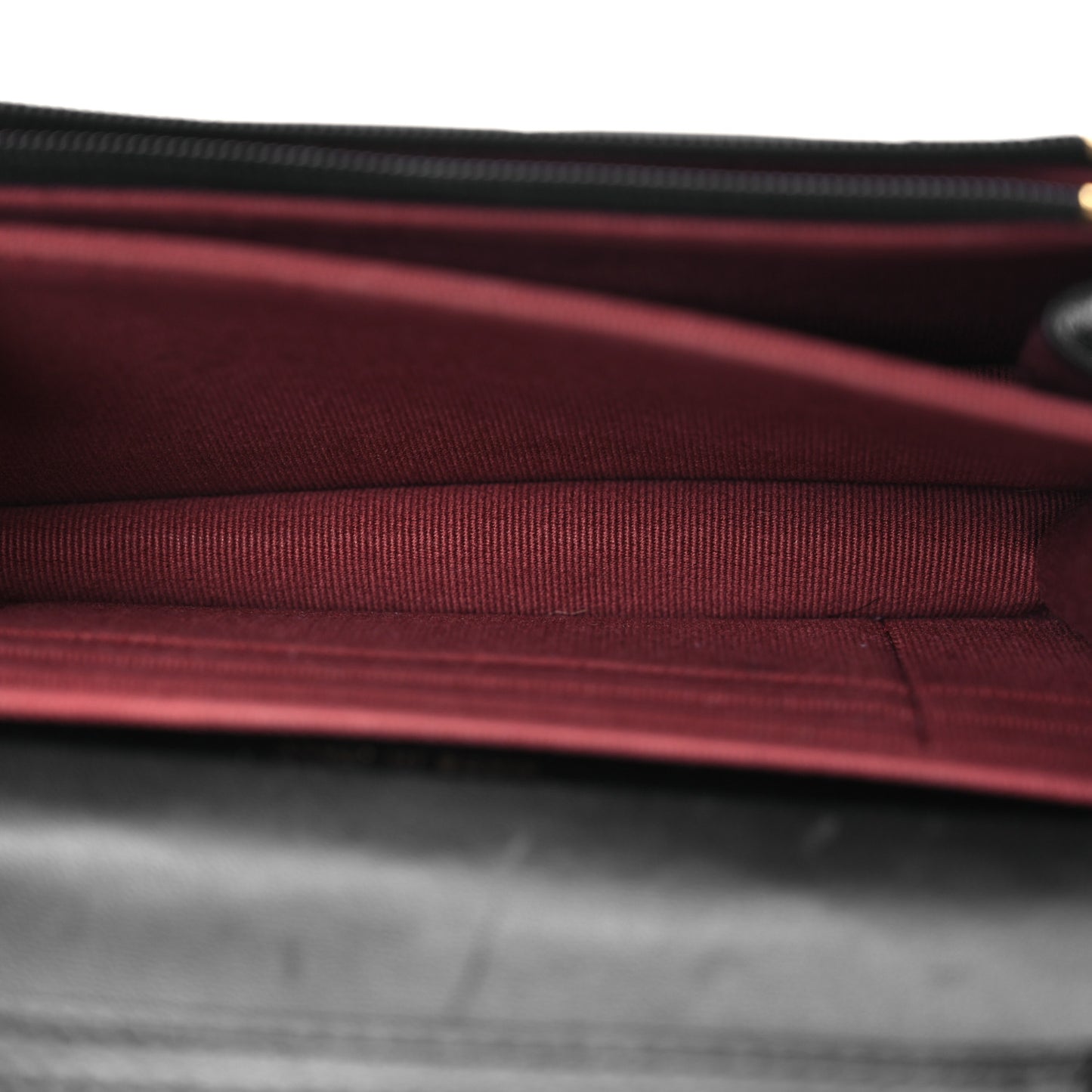 Lambskin Quilted CC Pearl Enamel Clutch on Chain WOC Black