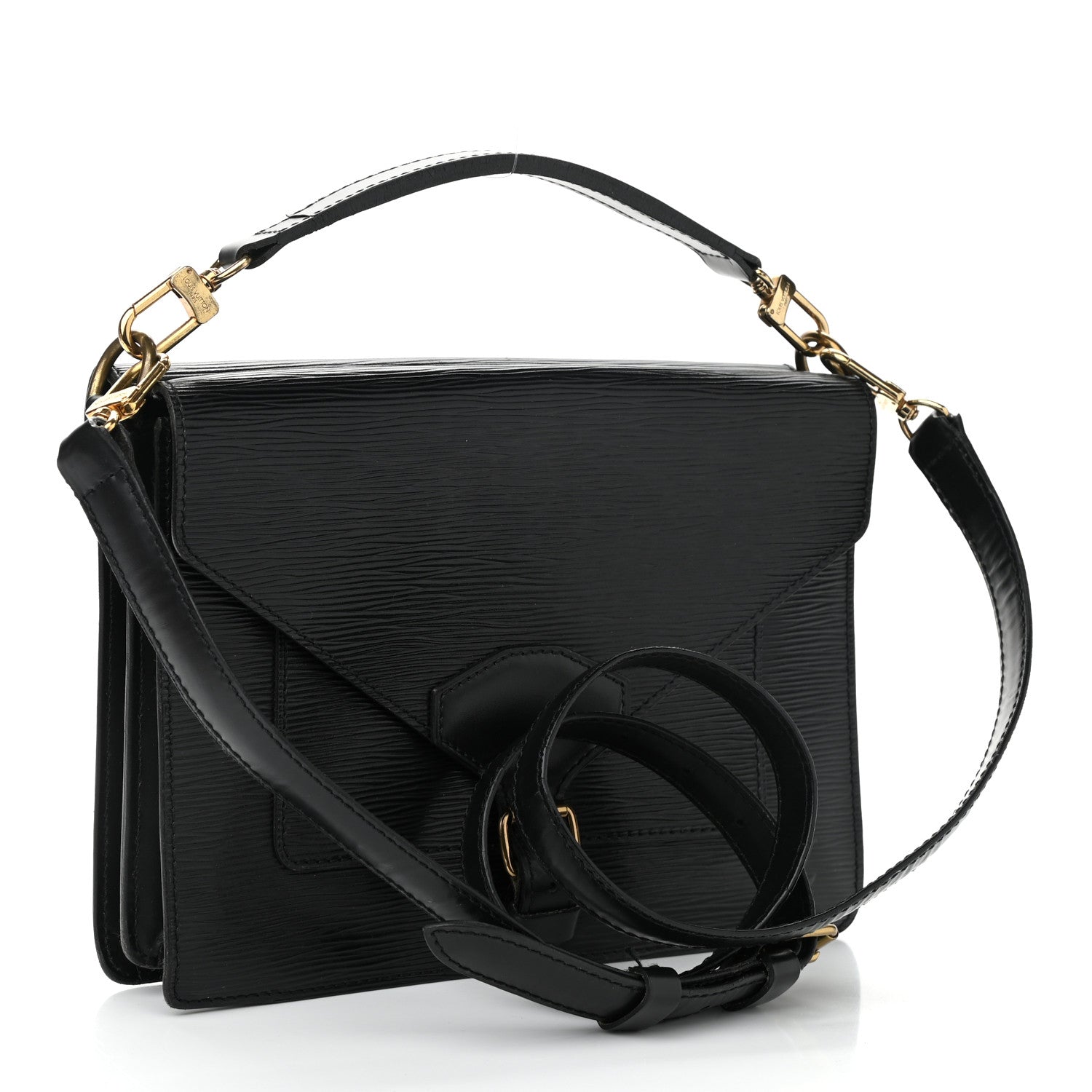 Louis Vuitton Epi Sac Biface Black 2 of 8