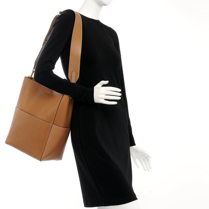 Celine Natural Calfskin Sangle Bucket Bag Light Camel 3 of 7