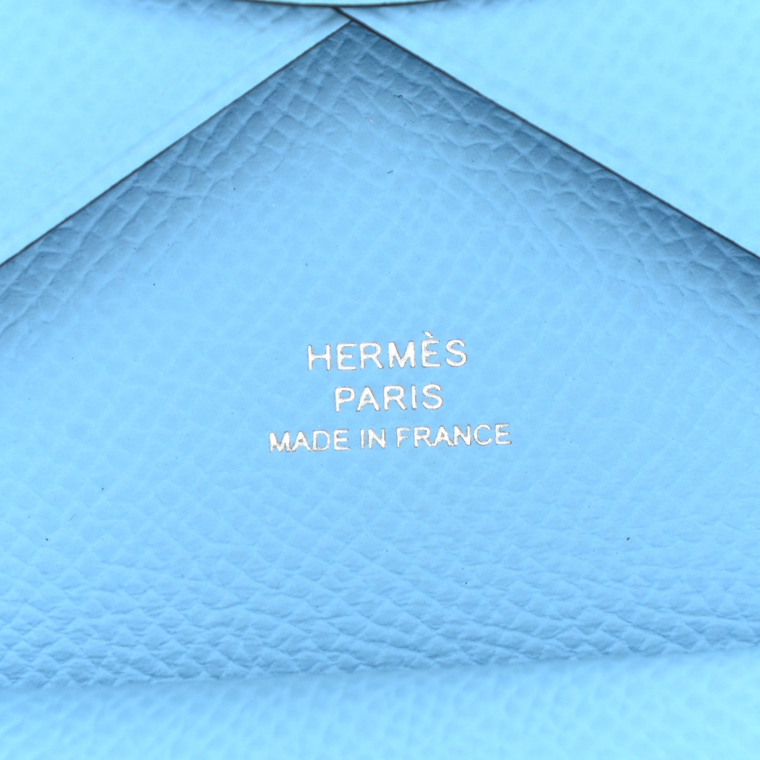 Hermes Epsom Calvi Duo Card Case Celeste 6 of 6