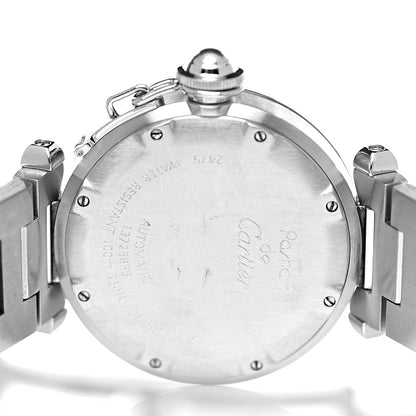 Cartier Stainless Steel 35mm Pasha C Big Date Automatic Watch Pink 5 of 8