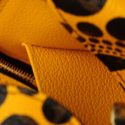 Louis Vuitton Monogram Kusama Pumpkin Dots Cosmetic Pouch Yellow 7 of 7