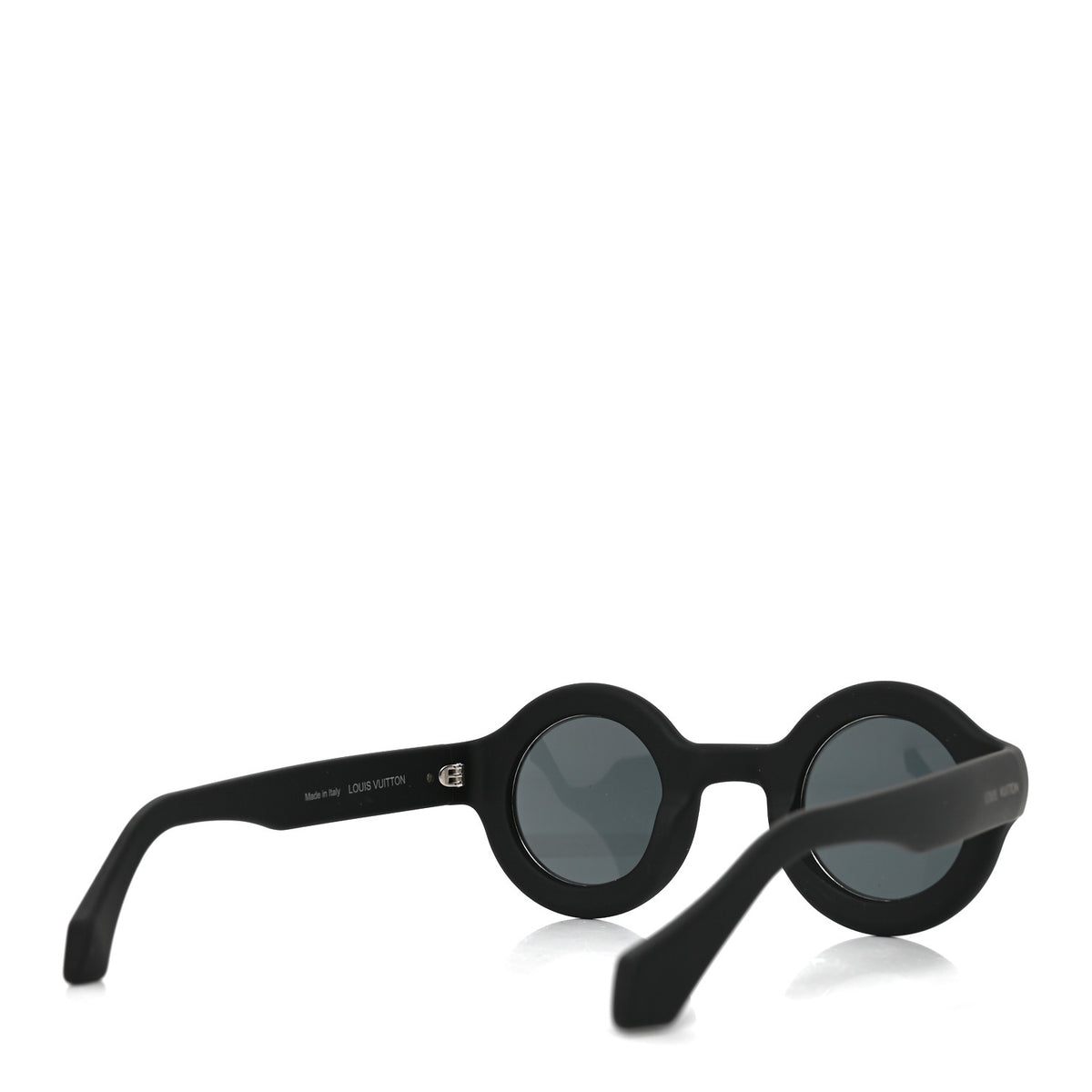 Rubber Super Vision Round Sunglasses Z2386U Black