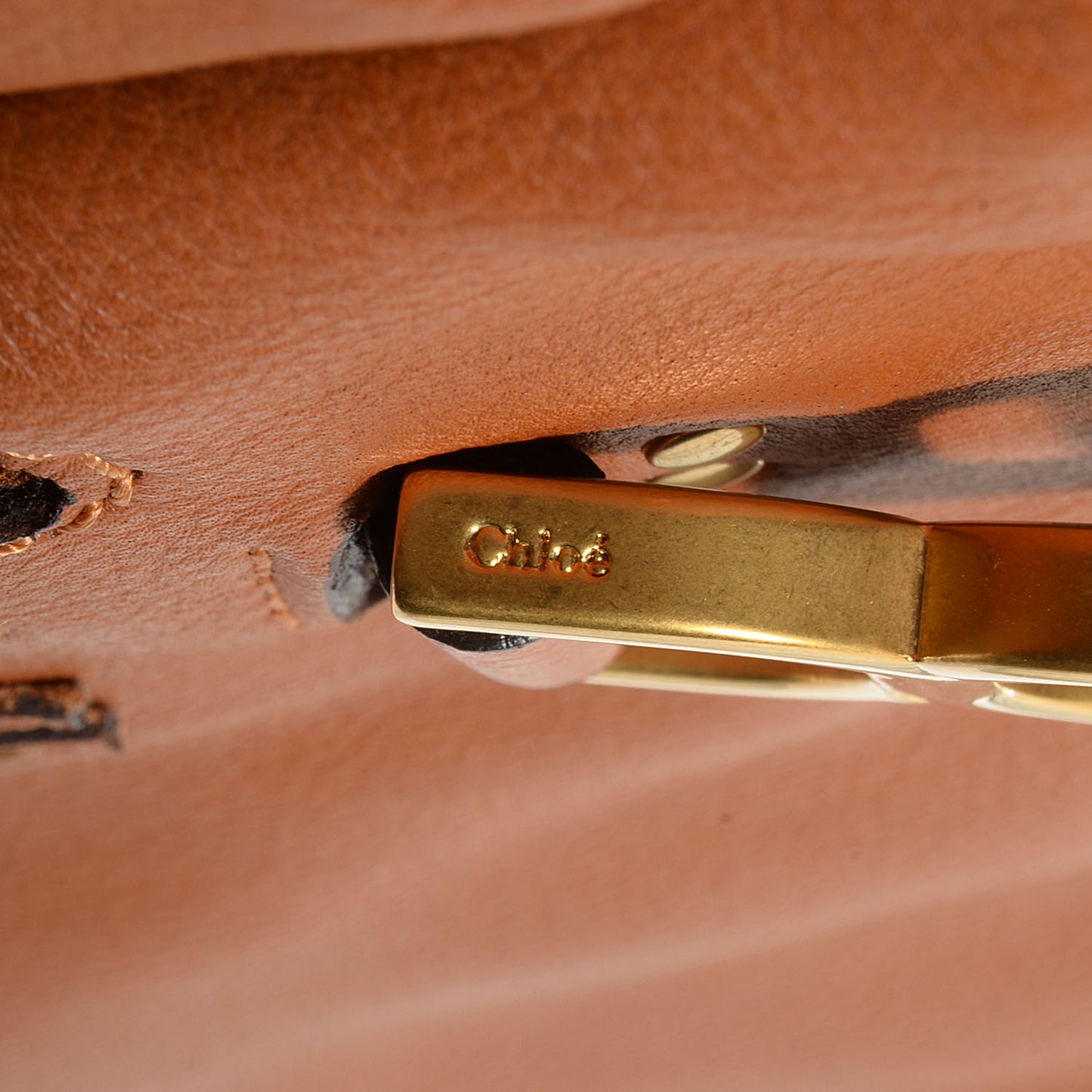 Calfskin Large Marcie Satchel Tan