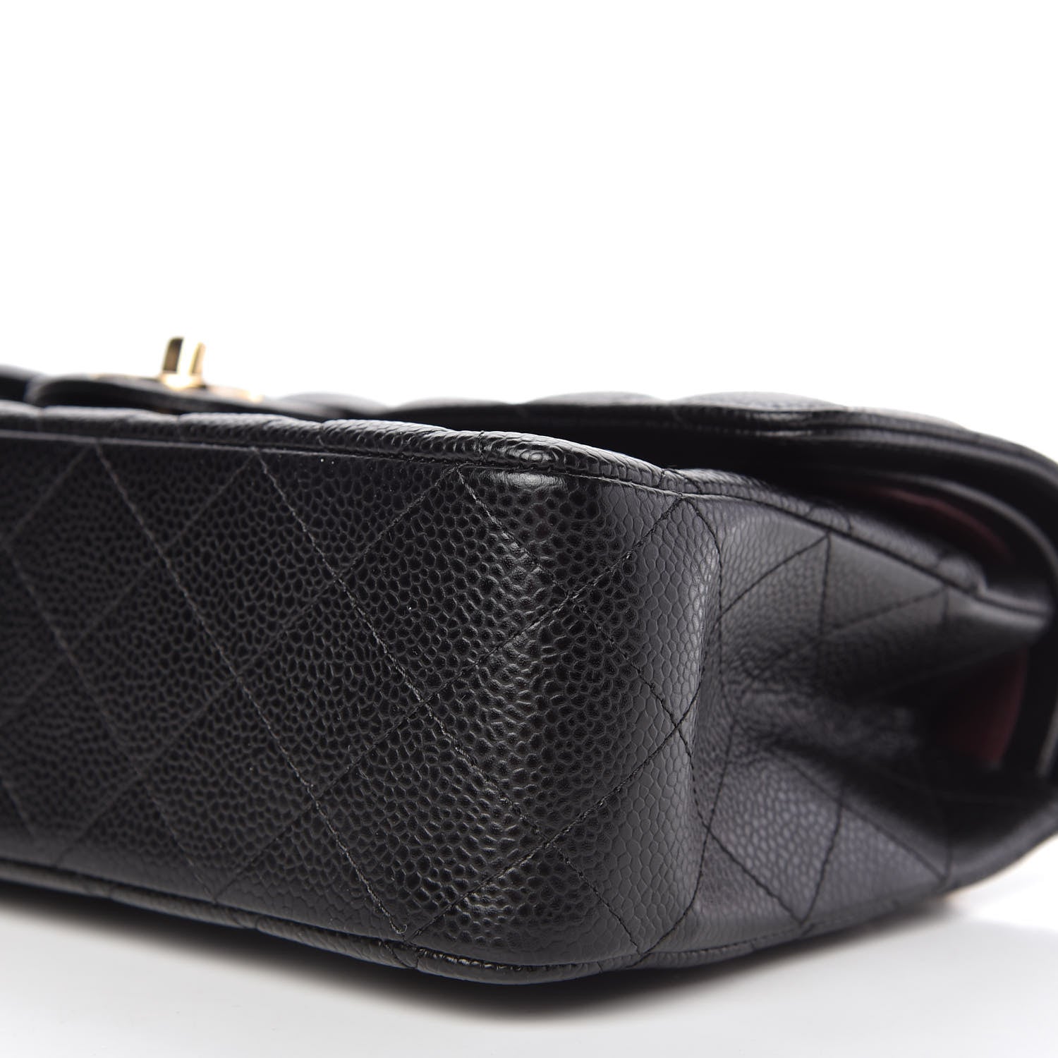 Chanel Caviar Quilted Medium Double Flap Black 7 of 11
