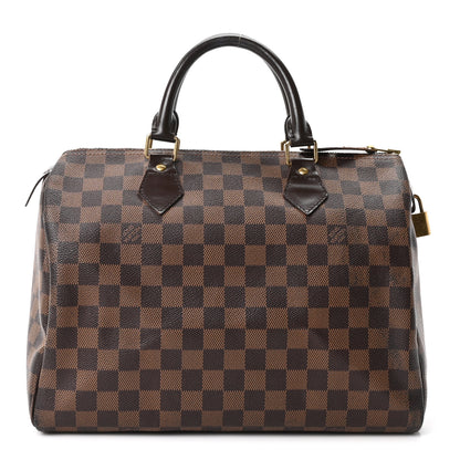 Louis Vuitton Damier Ebene Speedy 30 1 of 10