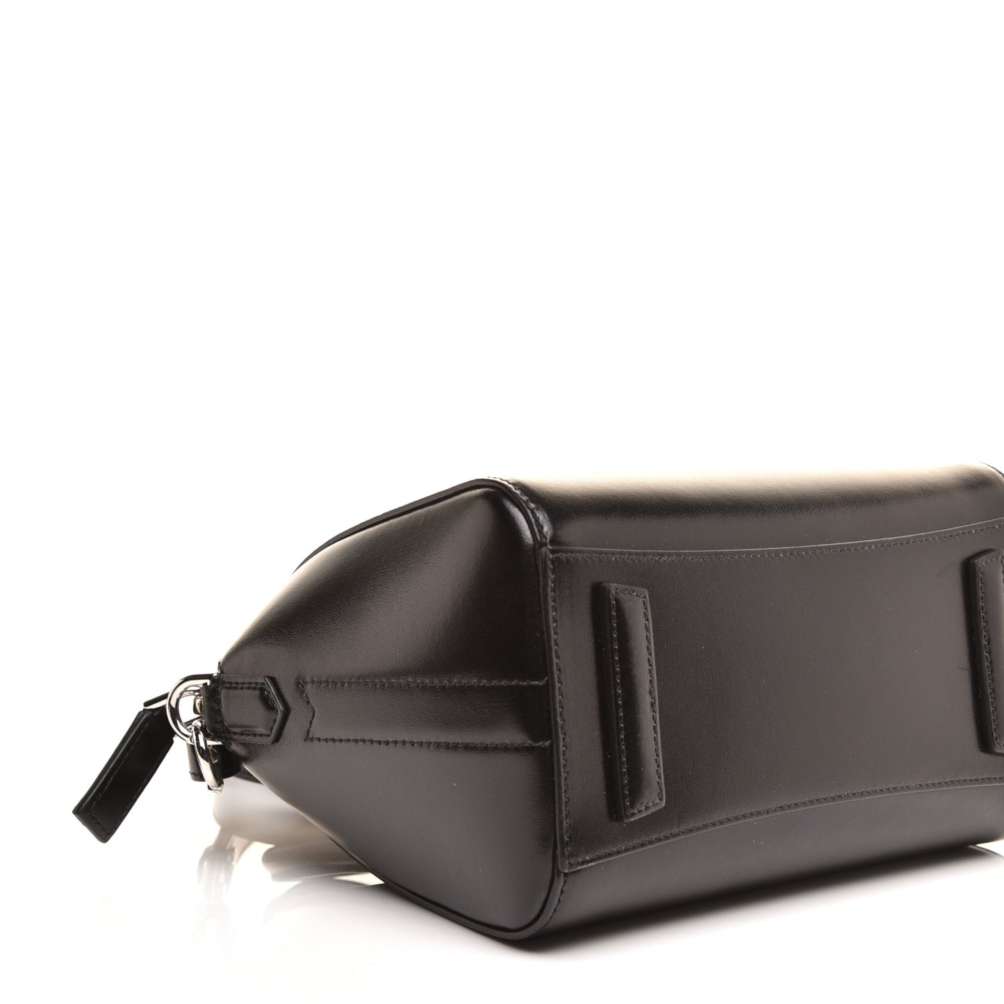 Shiny Lord Calfskin Mini Antigona Black
