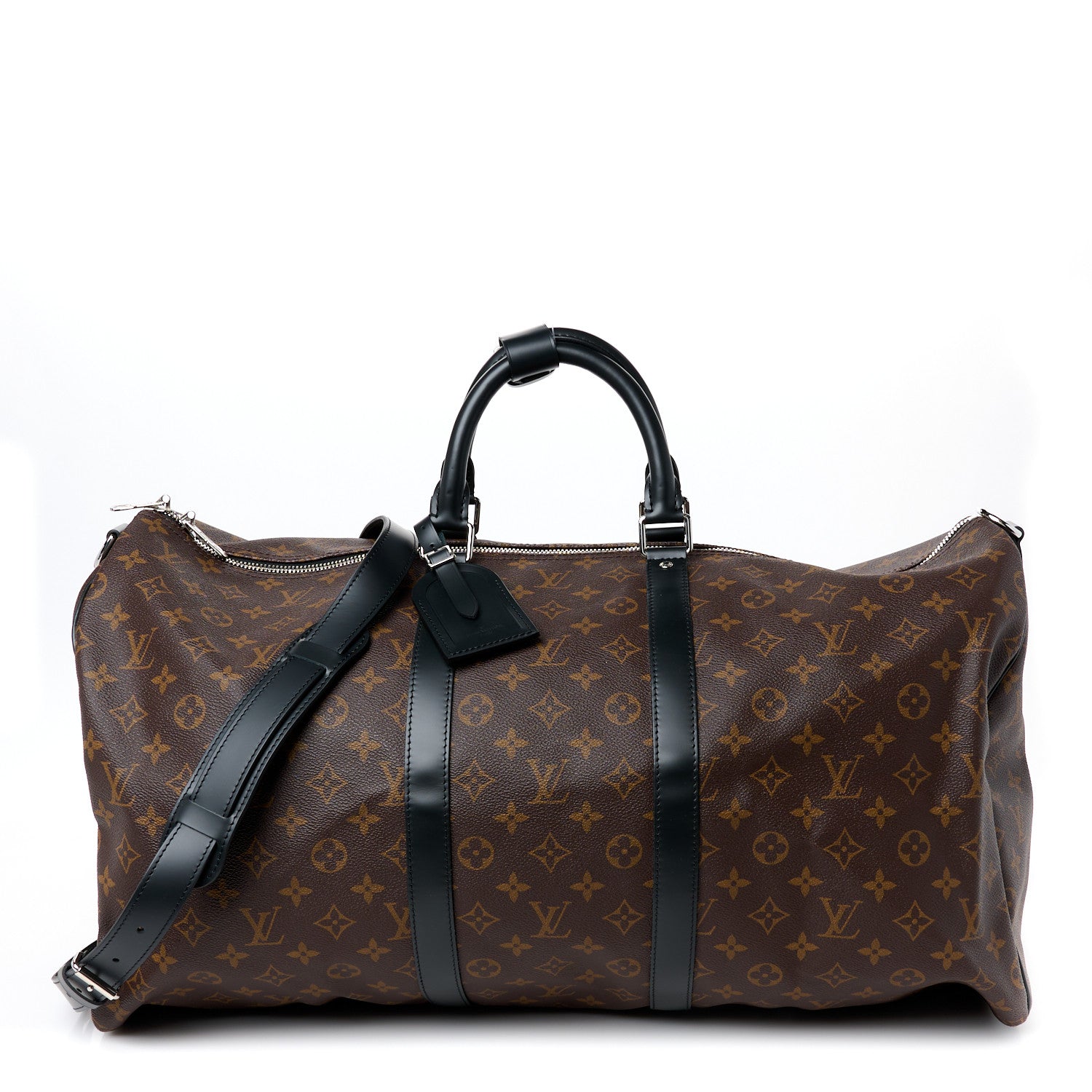 Louis Vuitton Monogram Macassar Keepall Bandouliere 55 1 of 13