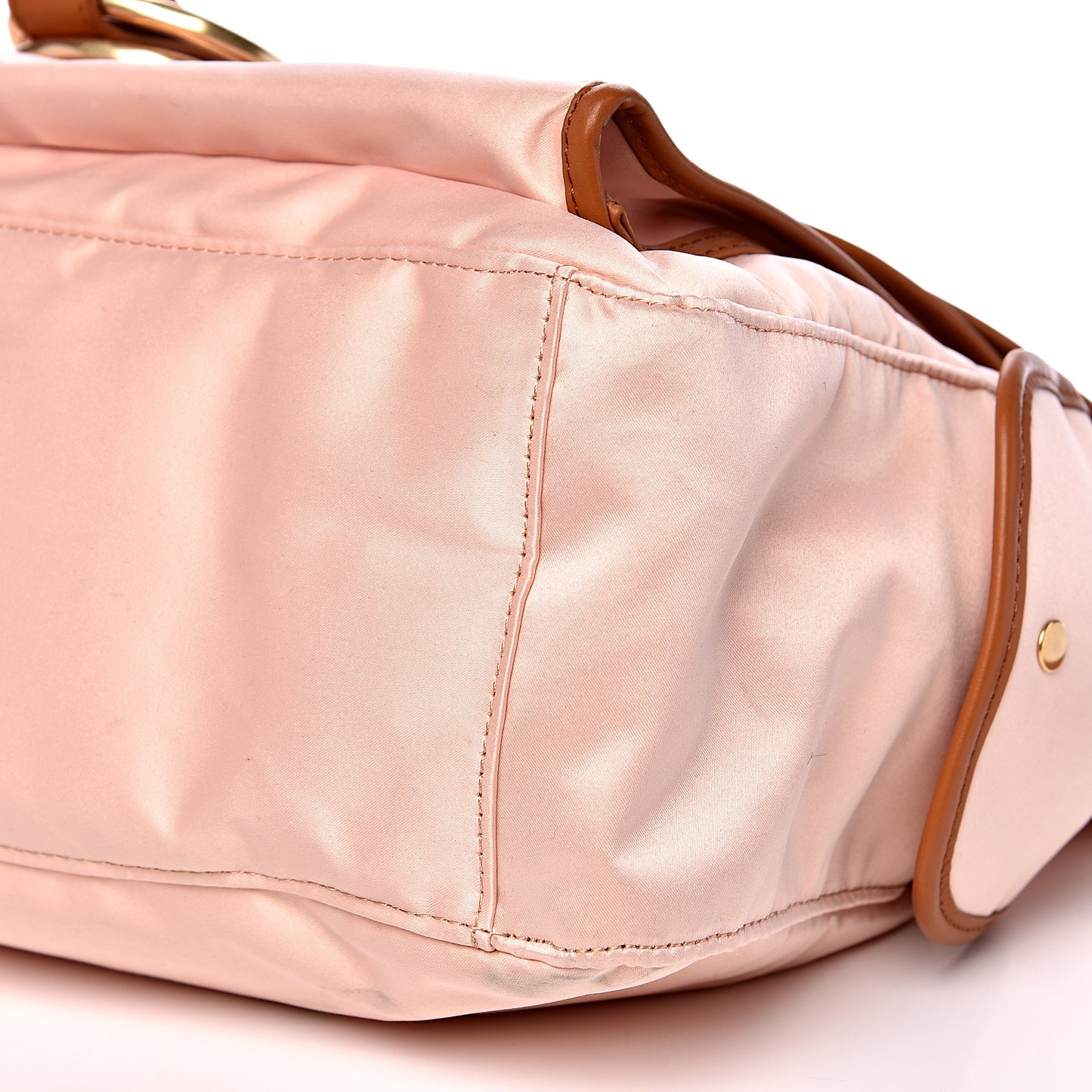 CHLOE Satin Diaper Bag Pink