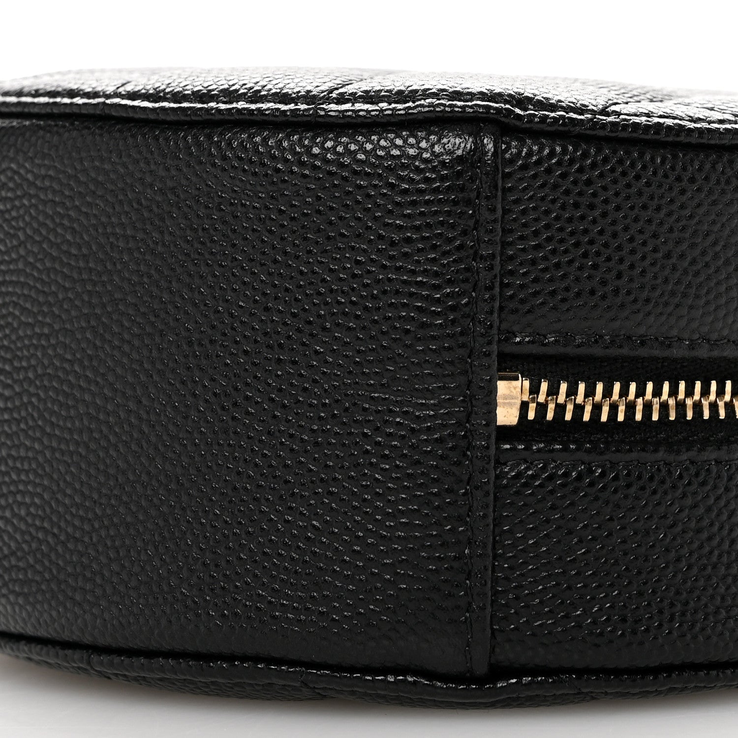 Chanel Caviar Quilted Round Clutch With Chain Black 10 of 10