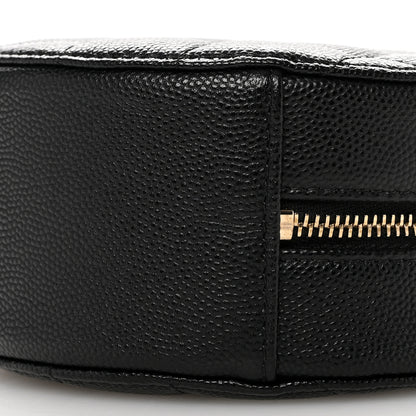 Chanel Caviar Quilted Round Clutch With Chain Black 10 of 10