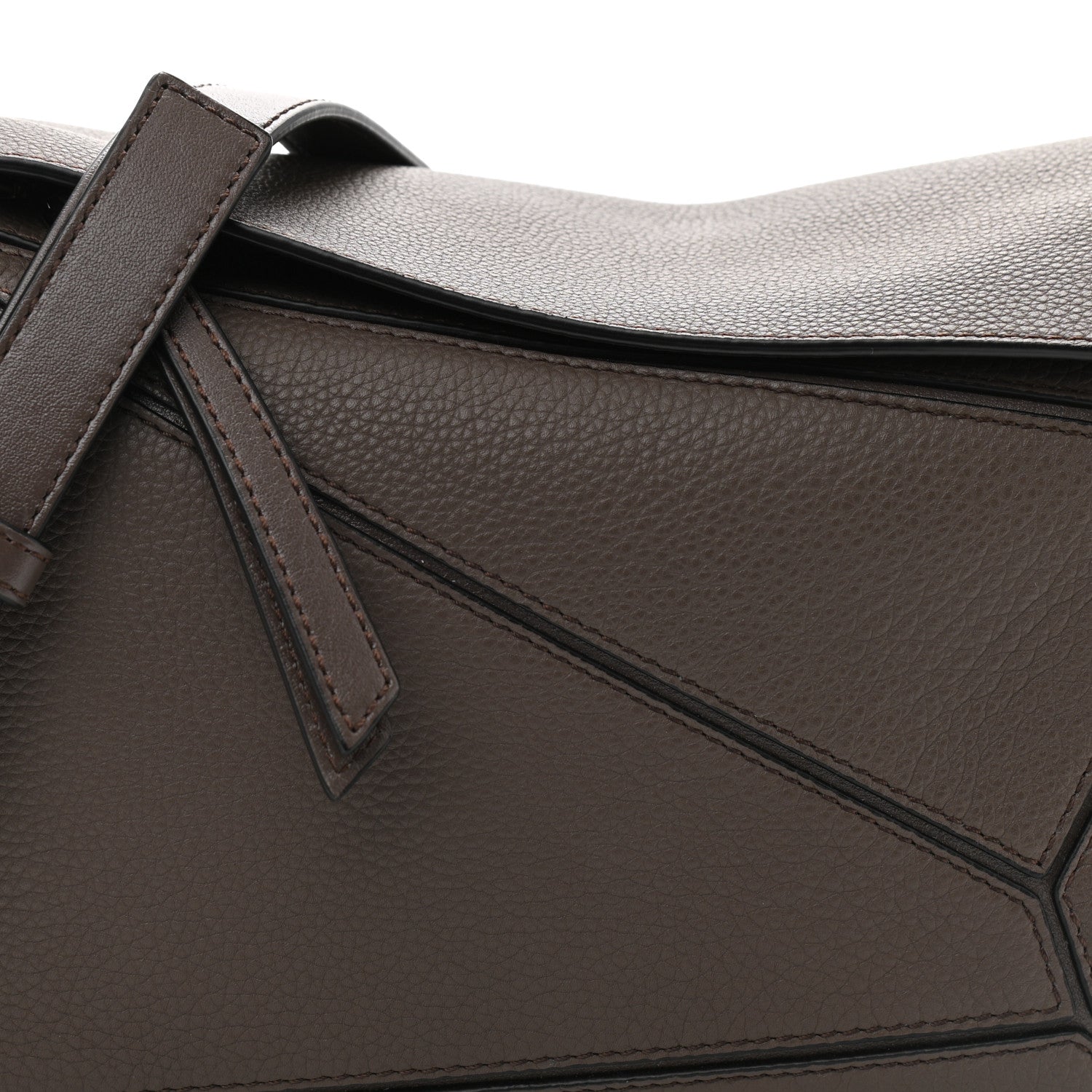 Loewe Calfskin Small Puzzle Bag Dark Taupe 7 of 9