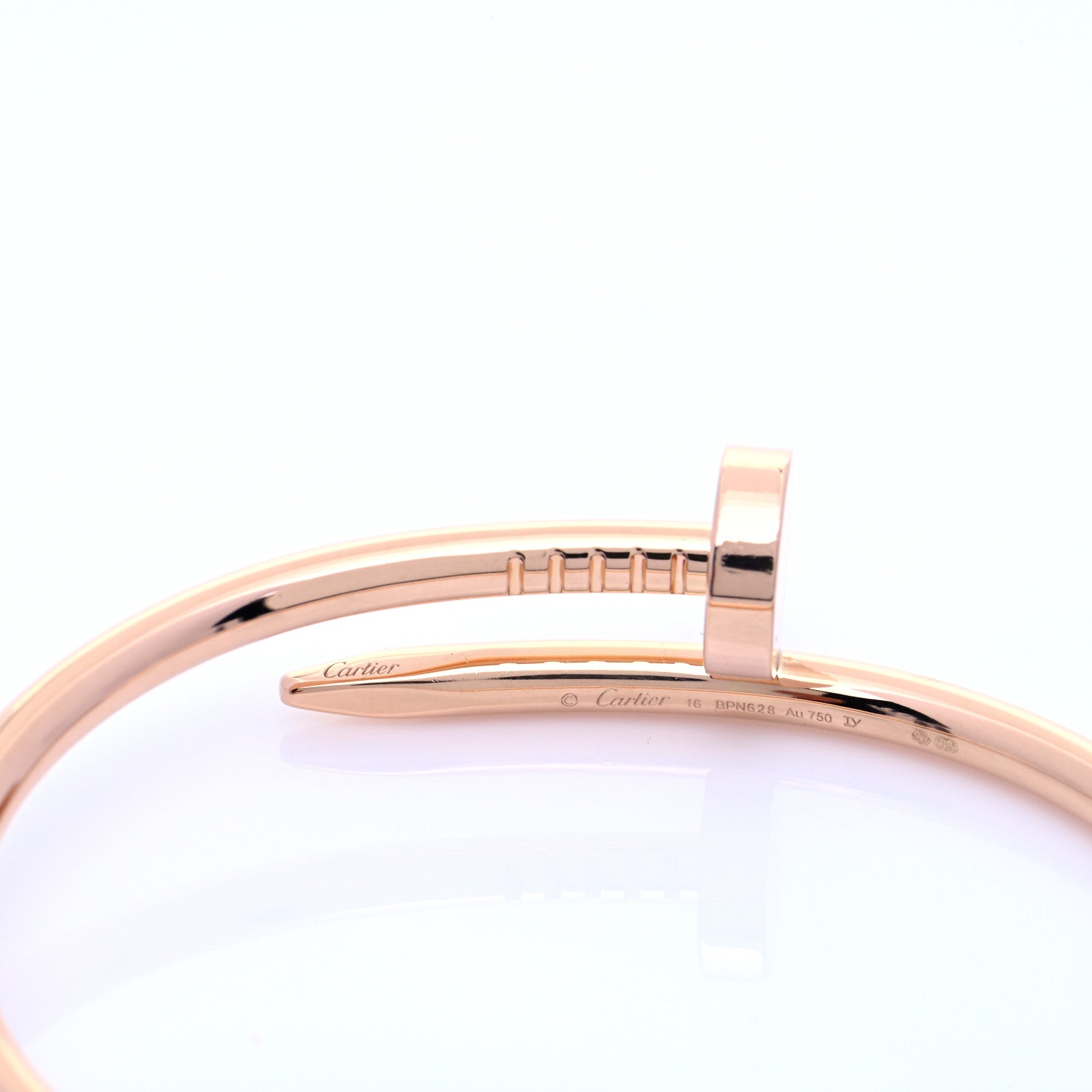 Cartier 18K Pink Gold Juste Un Clou Bracelet 16 5 of 8