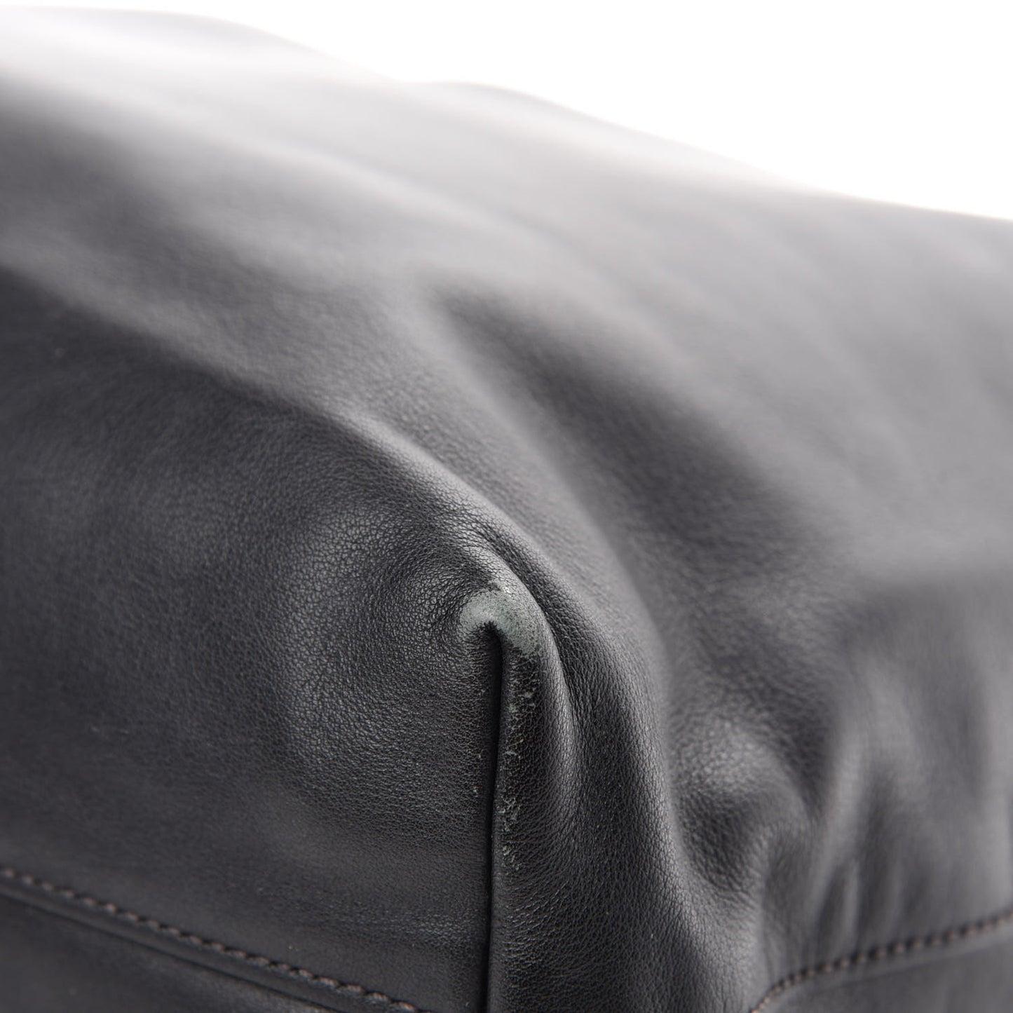 Vitello Daino Tote Black