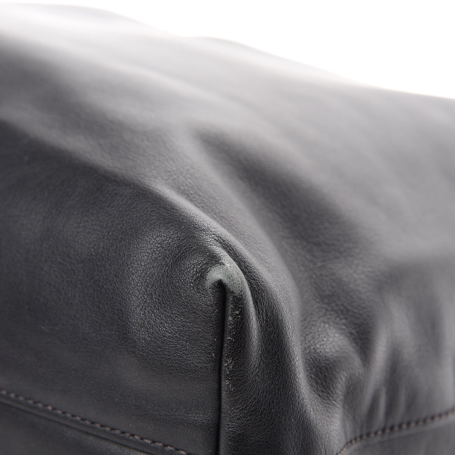 Prada Vitello Daino Tote Black 9 of 18