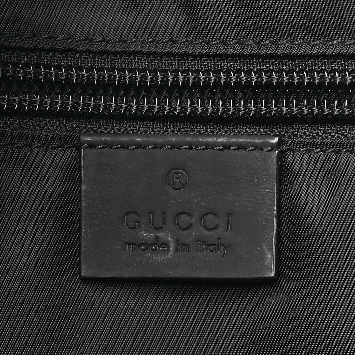 Rubber Guccissima Medium Messenger Bag Black