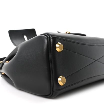 Balenciaga Smooth Calfskin Mini Bel Air Carry All Bag Black 8 of 9