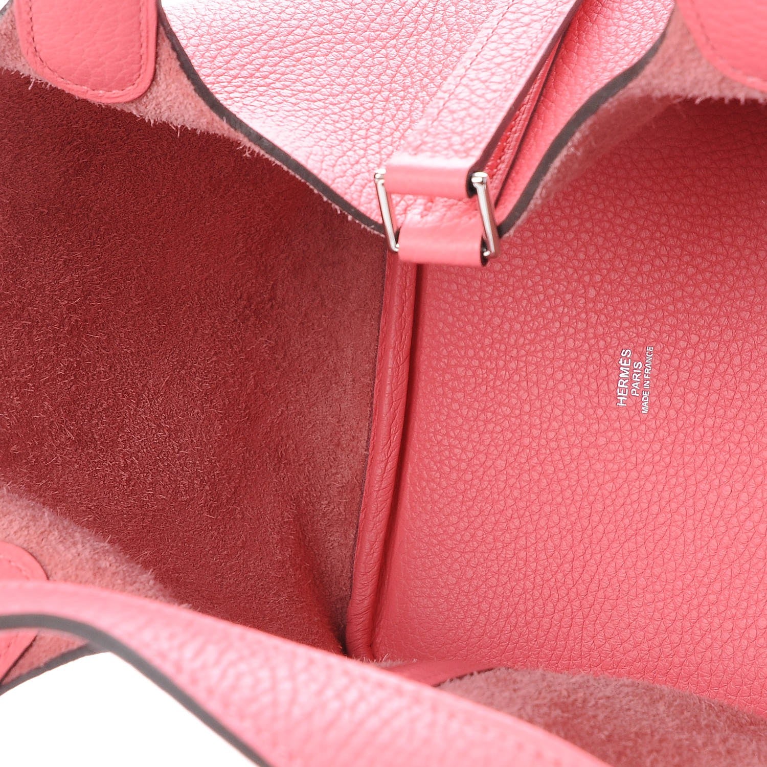 Hermes Taurillon Clemence Picotin Lock 18 PM Rose Azalee 5 of 8