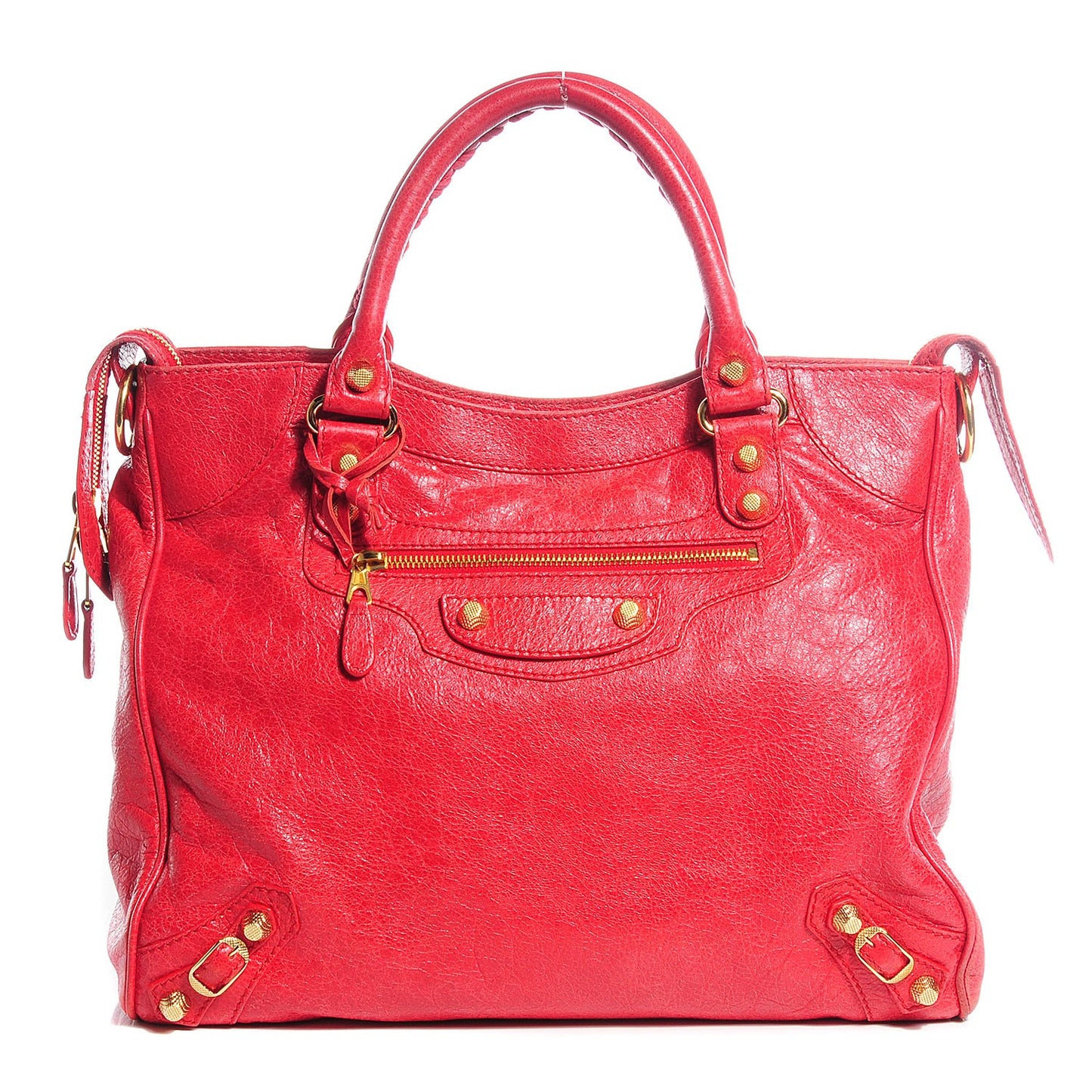Agneau Giant 12 Gold Hardware Velo Rouge Cardinal