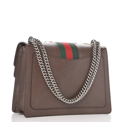 Gucci Calfskin Web Floral Embroidered Medium Dionysus Shoulder Bag New Acero 3 of 9